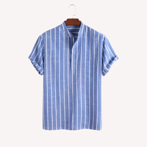 Riva – Men’s Striped Cotton Casual Shirt