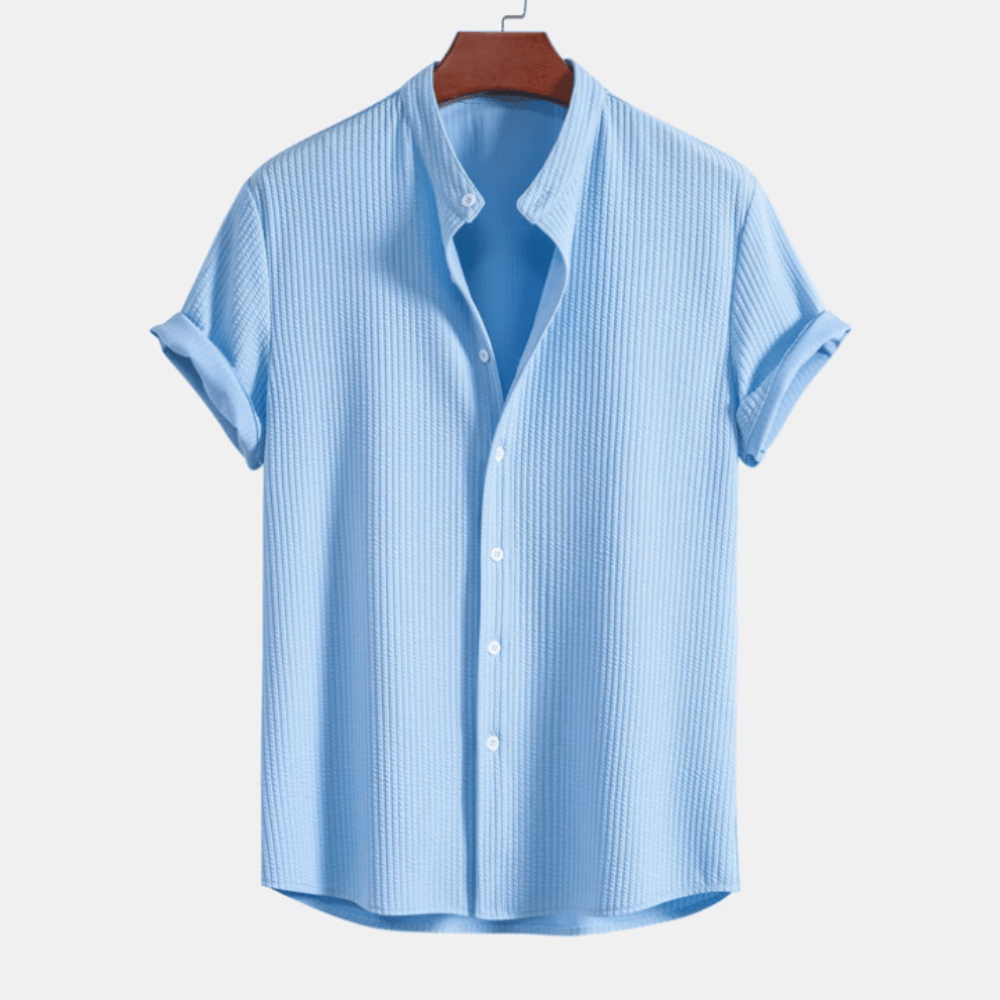 Franklin – Men’s Fine-Rib Textured Shirt