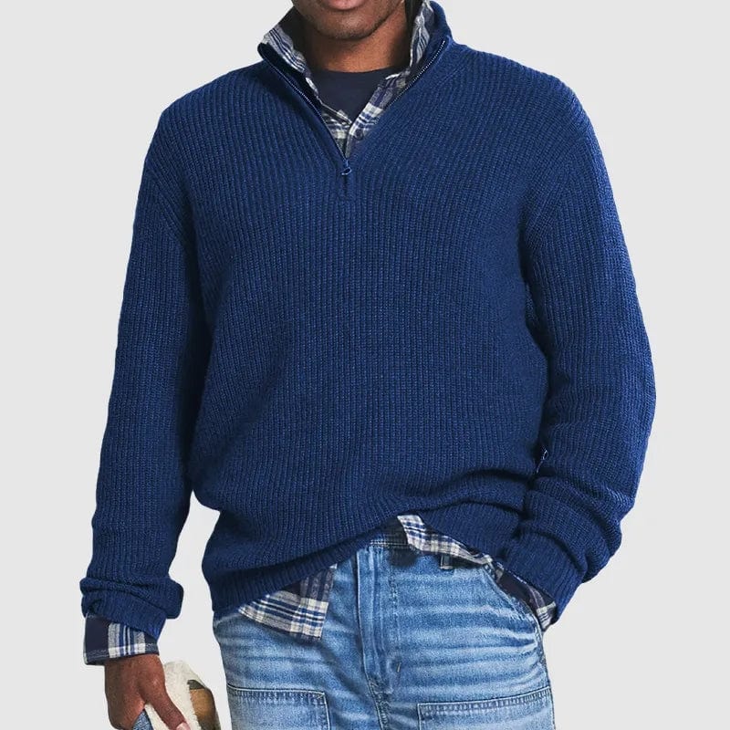 JEFFREY - Casual Zip-Up Sweater