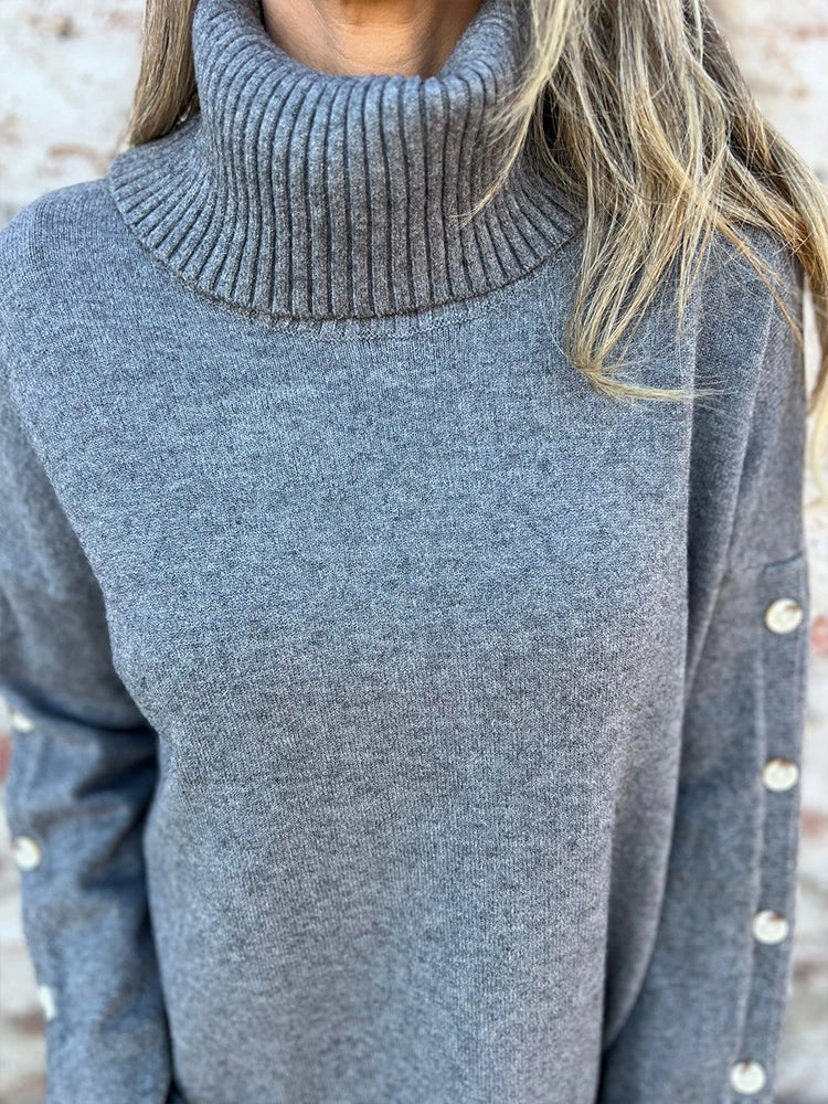 Soft Knit Turtleneck Sweater Timeless Vogue