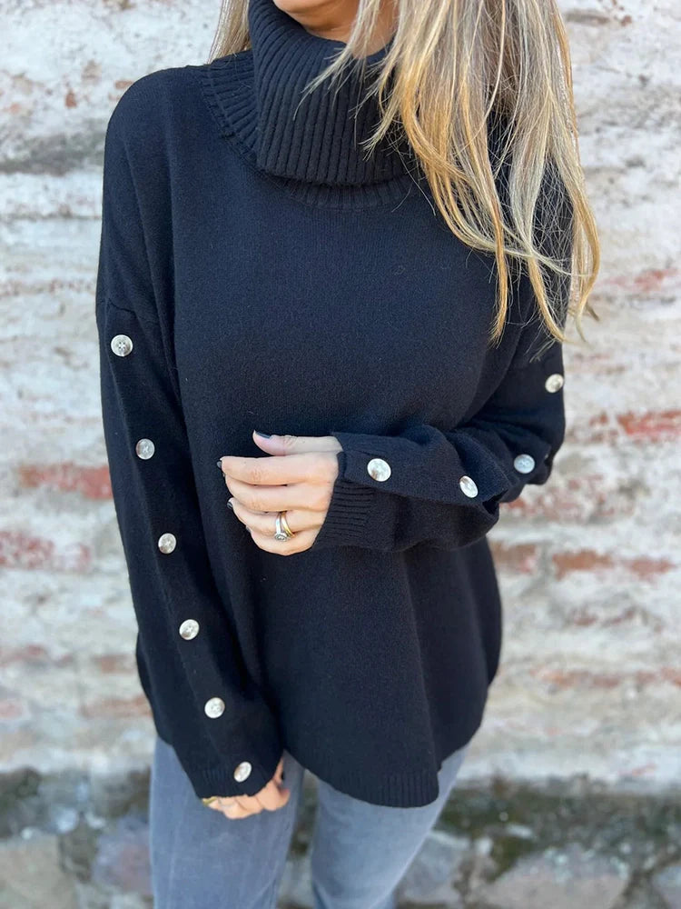Soft Knit Turtleneck Sweater Timeless Vogue