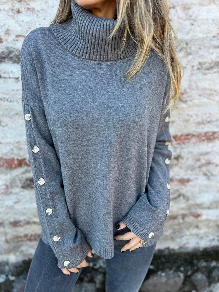 Soft Knit Turtleneck Sweater Timeless Vogue