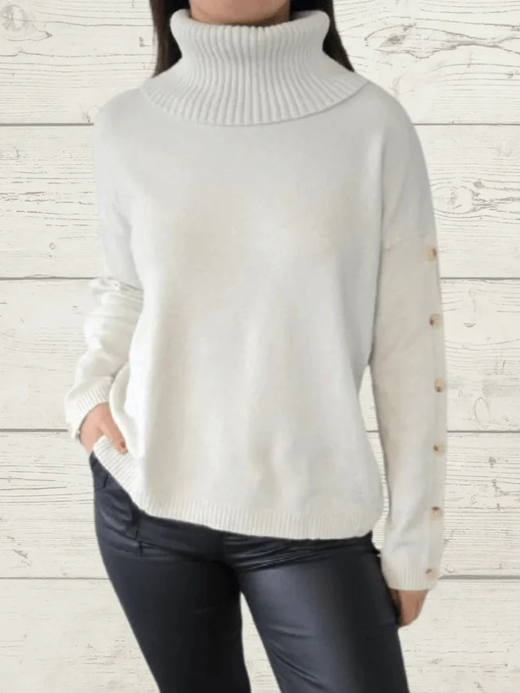 Soft Knit Turtleneck Sweater Timeless Vogue