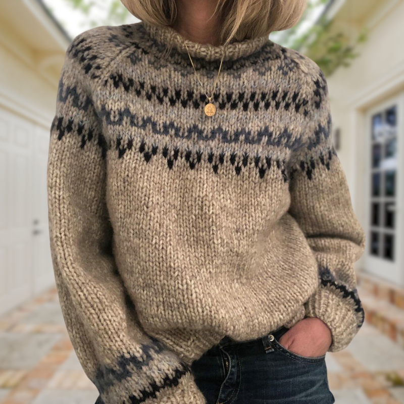Anika Nordic Knit Jumper Timeless Vogue