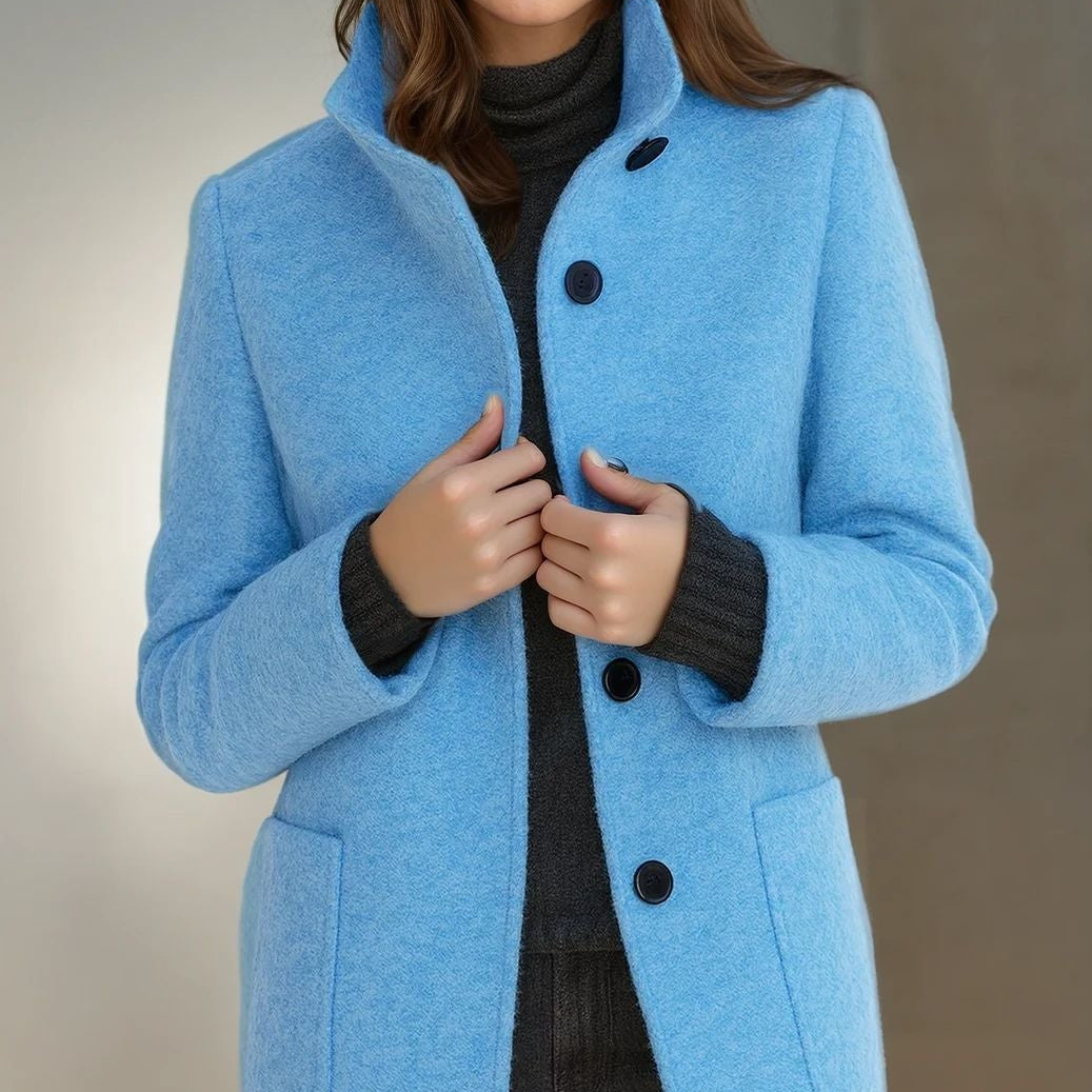 Stella | Tailored Wool-Blend Coat