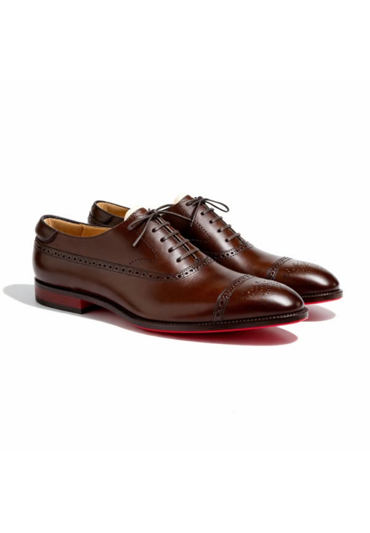 Oxford Brogue - Bordeaux Sole