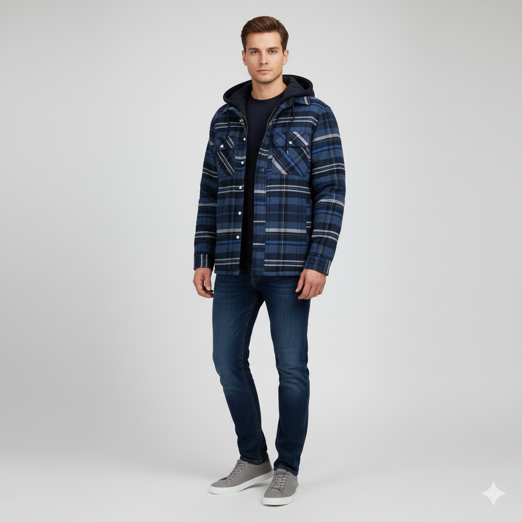 The Calixte™ Checked Zip Jacket