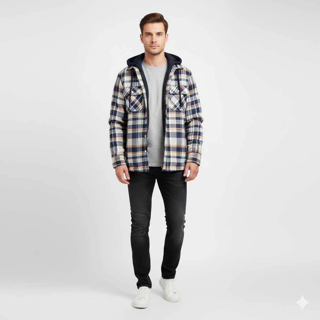 The Calixte™ Checked Zip Jacket