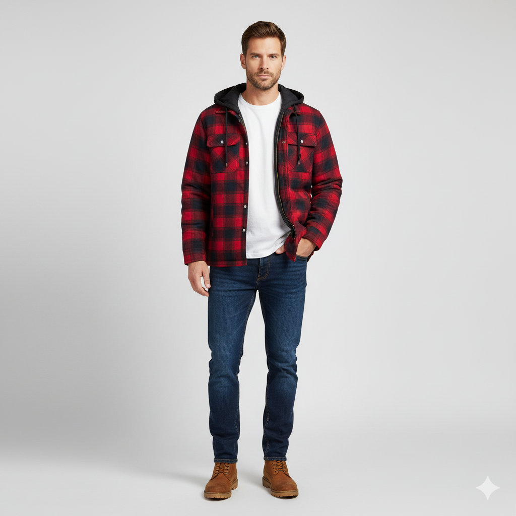 The Calixte™ Checked Zip Jacket