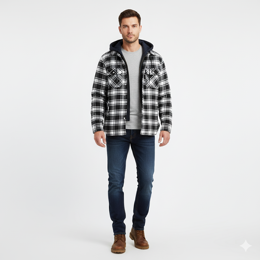 The Calixte™ Checked Zip Jacket