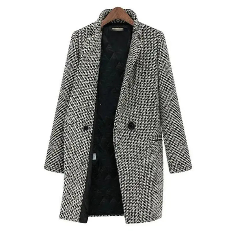 Amara – Signature Tweed Coat Mijn winkel