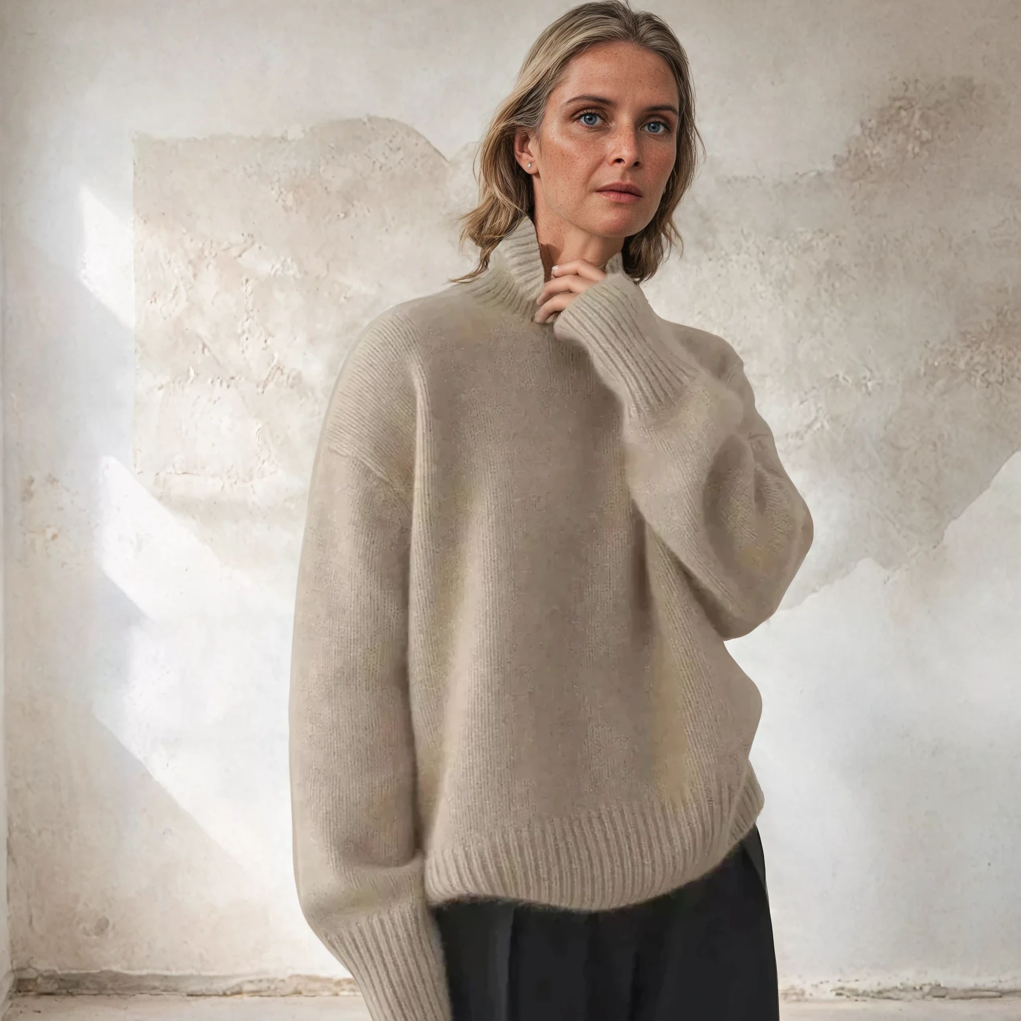 Isabella™ – Wool-Blend Turtleneck