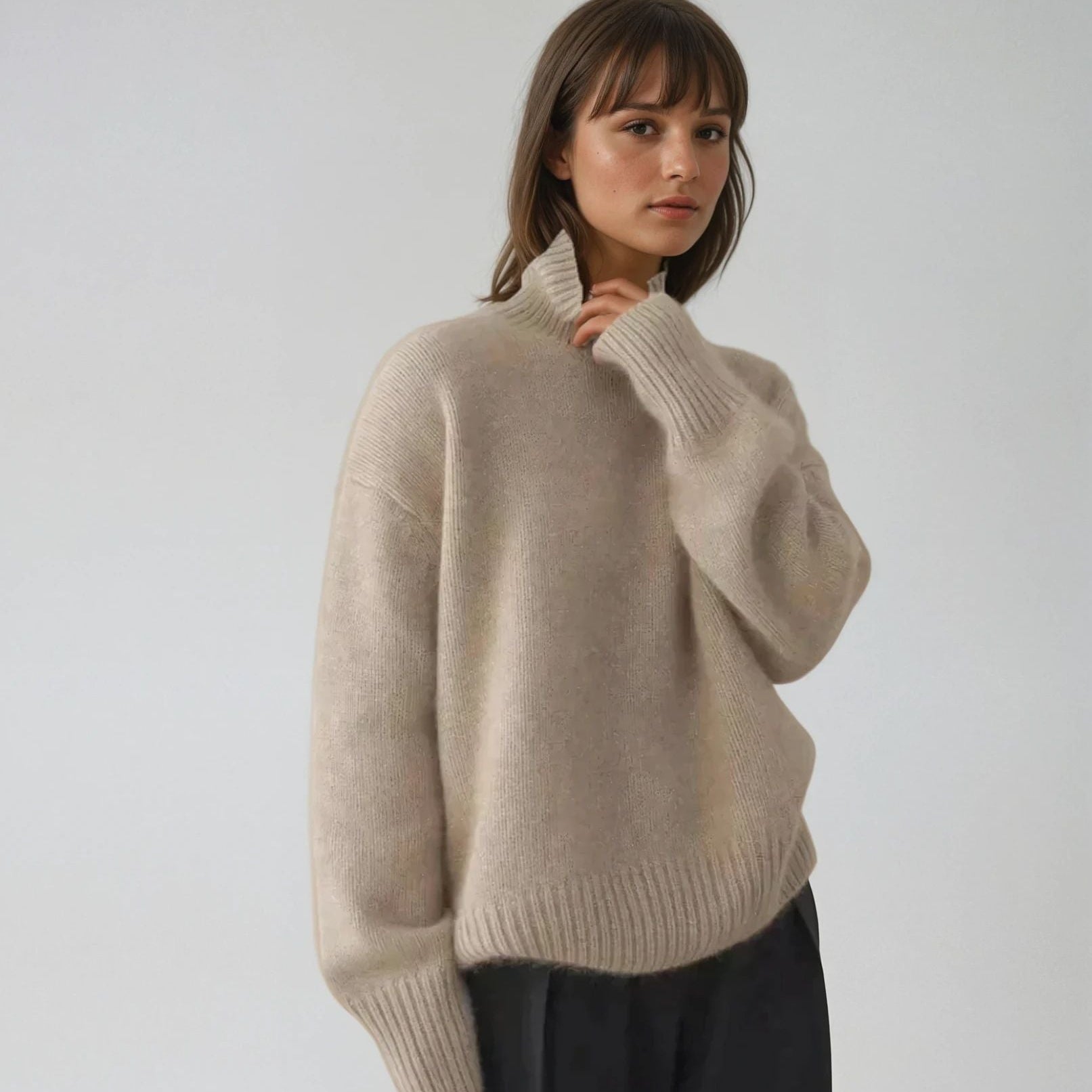 Isabella™ – Wool-Blend Turtleneck