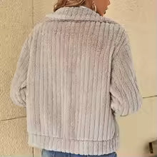 Sienna – Textured Fleece Coat Mijn winkel