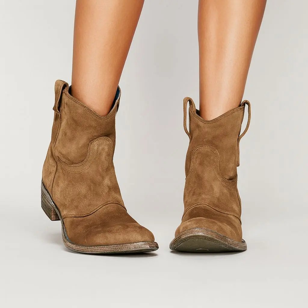 Marcheline™ - Suede Western Boots Mijn winkel