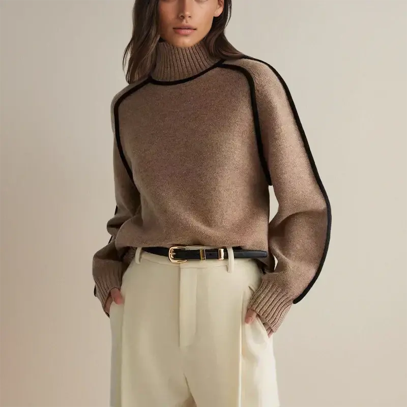 Celeste – Modern Knit Turtleneck Mijn winkel