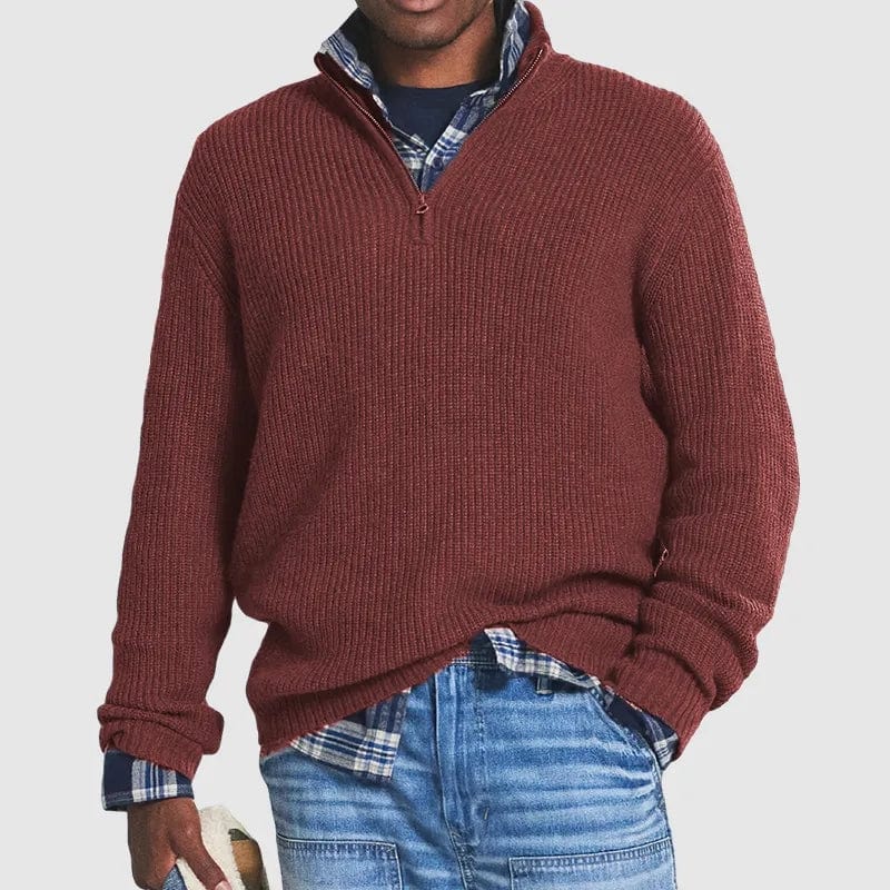 JEFFREY - Casual Zip-Up Sweater