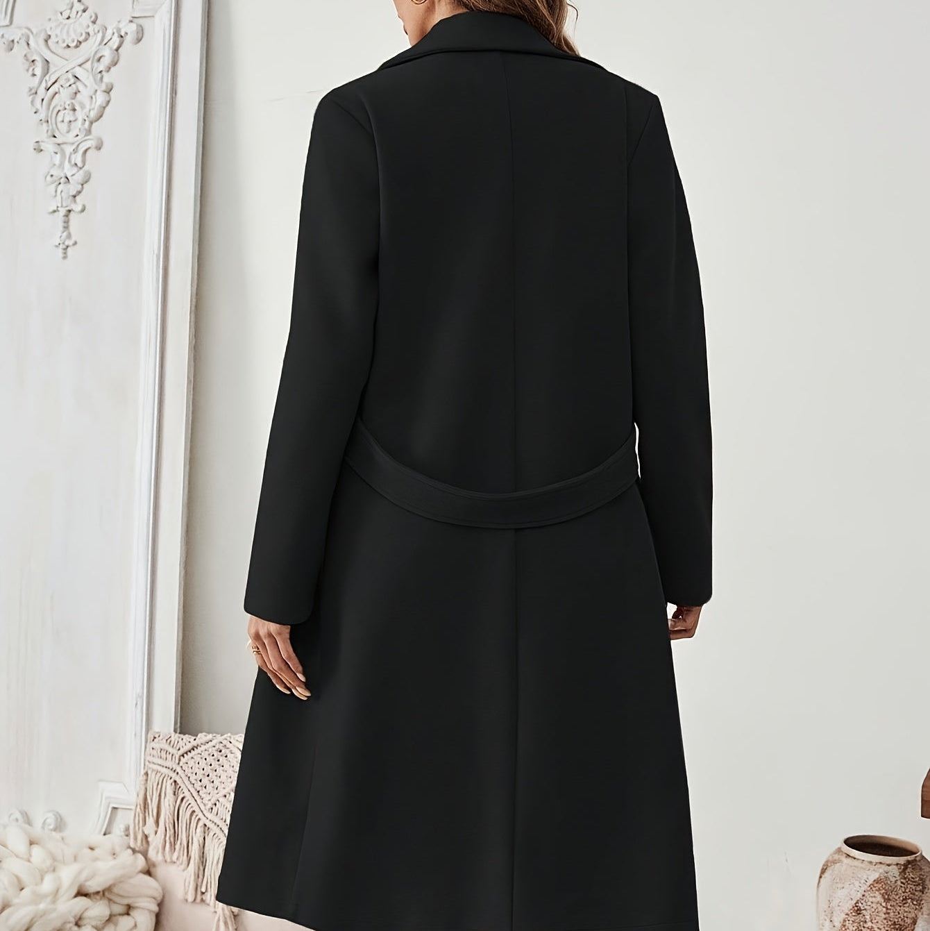 The Elara™ Elegant H-Line Coat