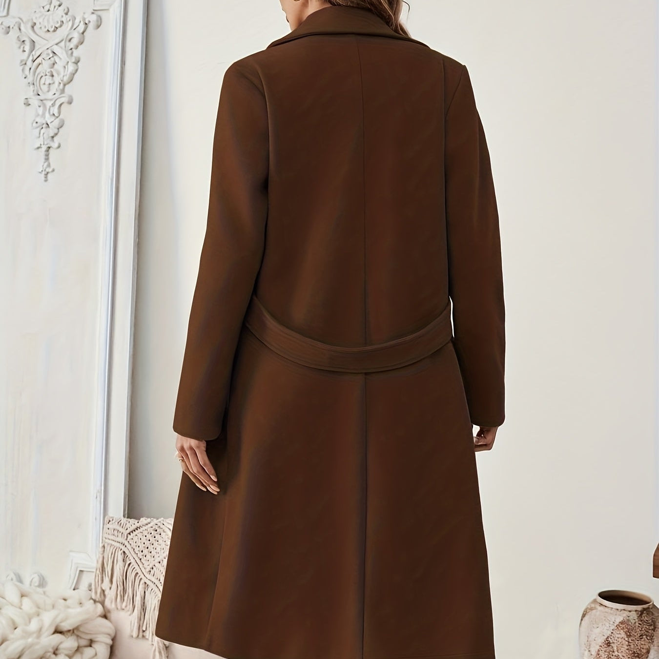 The Elara™ Elegant H-Line Coat