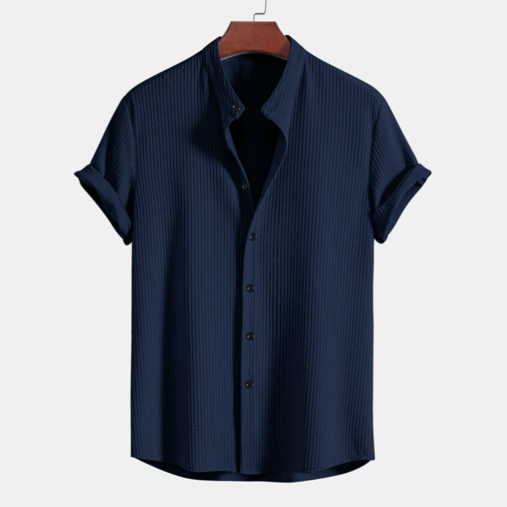 Franklin – Men’s Fine-Rib Textured Shirt