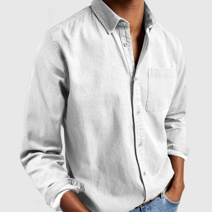 Mantova - Men's Refined Cotton Shirt