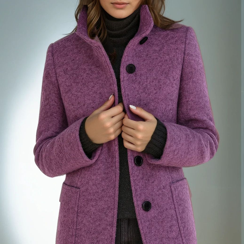 Stella | Tailored Wool-Blend Coat