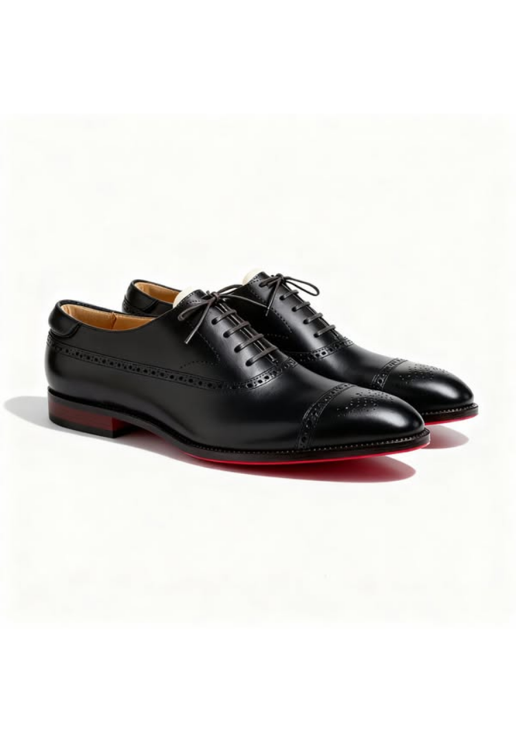 Oxford Brogue - Bordeaux Sole