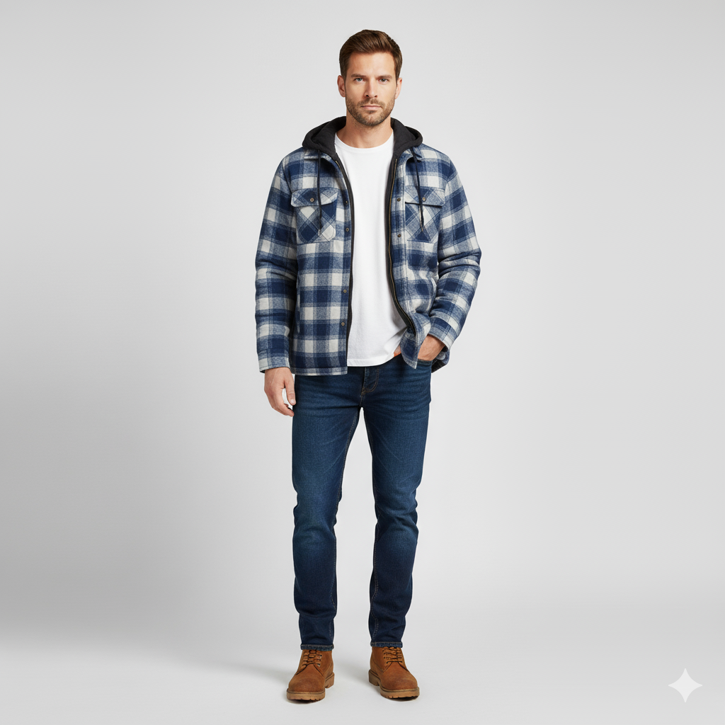 The Calixte™ Checked Zip Jacket