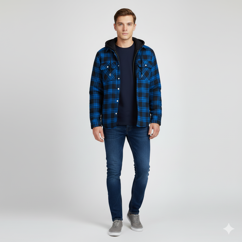 The Calixte™ Checked Zip Jacket