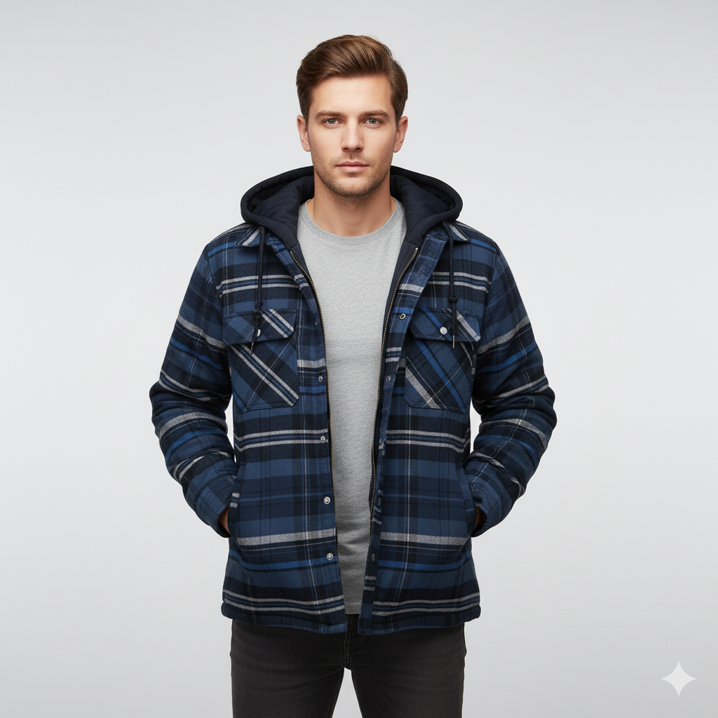 The Calixte™ Checked Zip Jacket