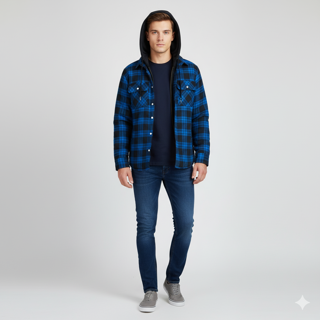 The Calixte™ Checked Zip Jacket