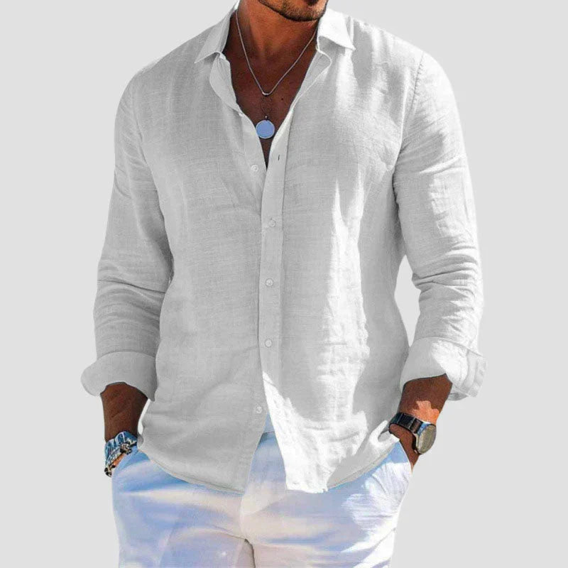 Portofino – Men’s Evening Linen Shirt