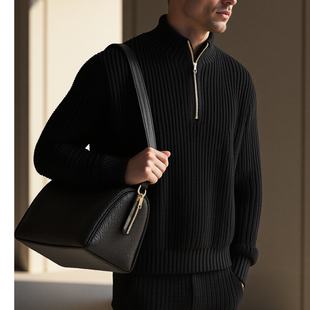 WILDER - Zippered Sweater For Men's