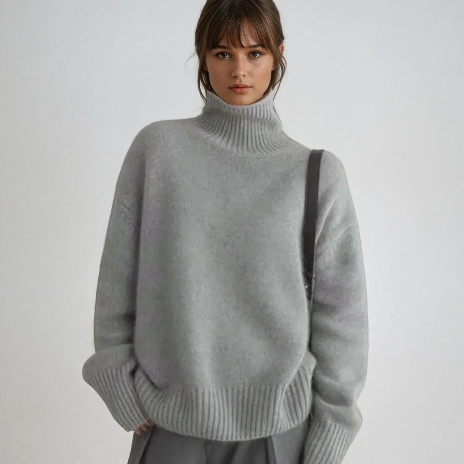 Isabella™ – Wool-Blend Turtleneck