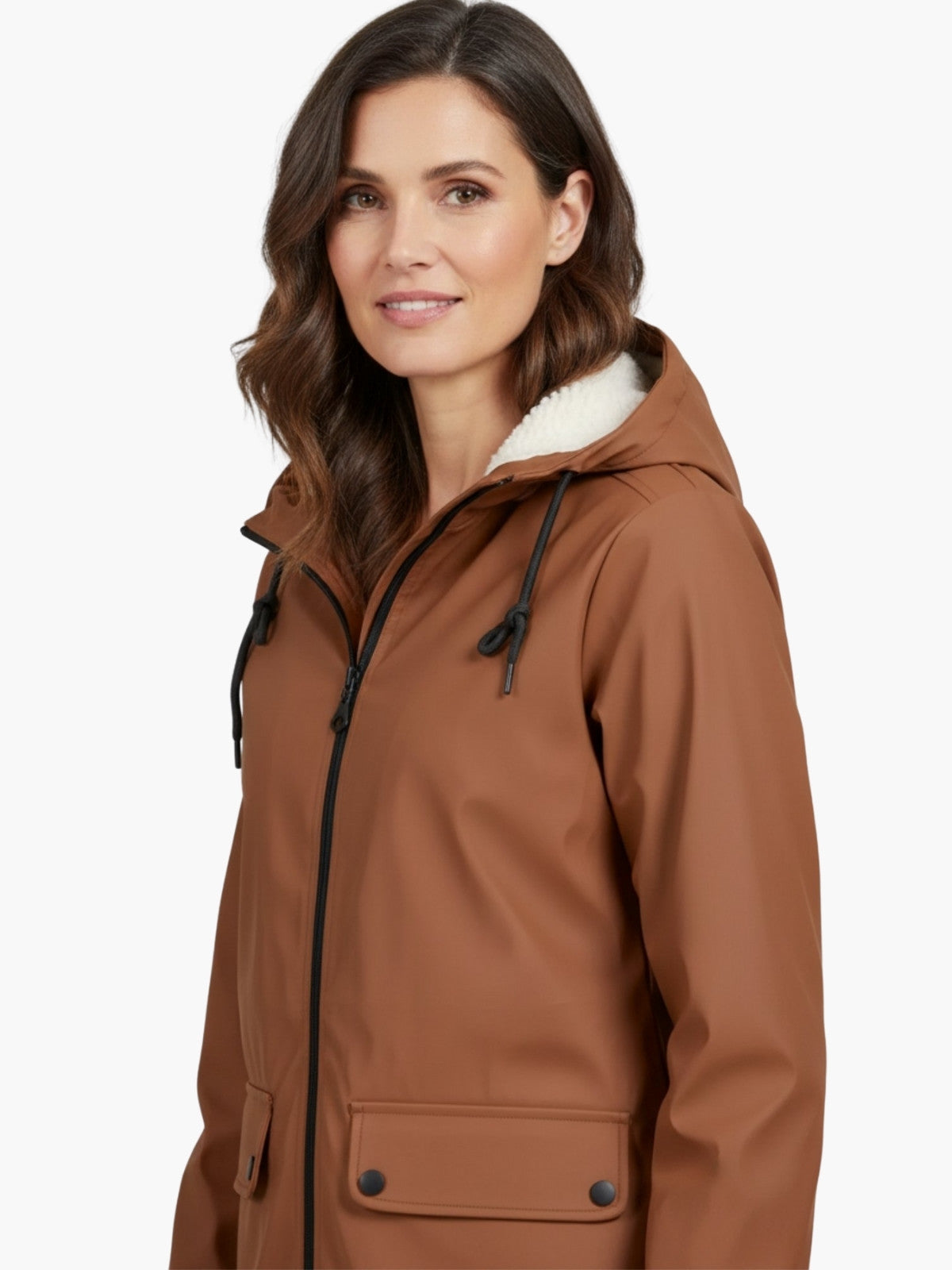 Isolde | Fleece-Lined Rain Parka Timeless Vogue