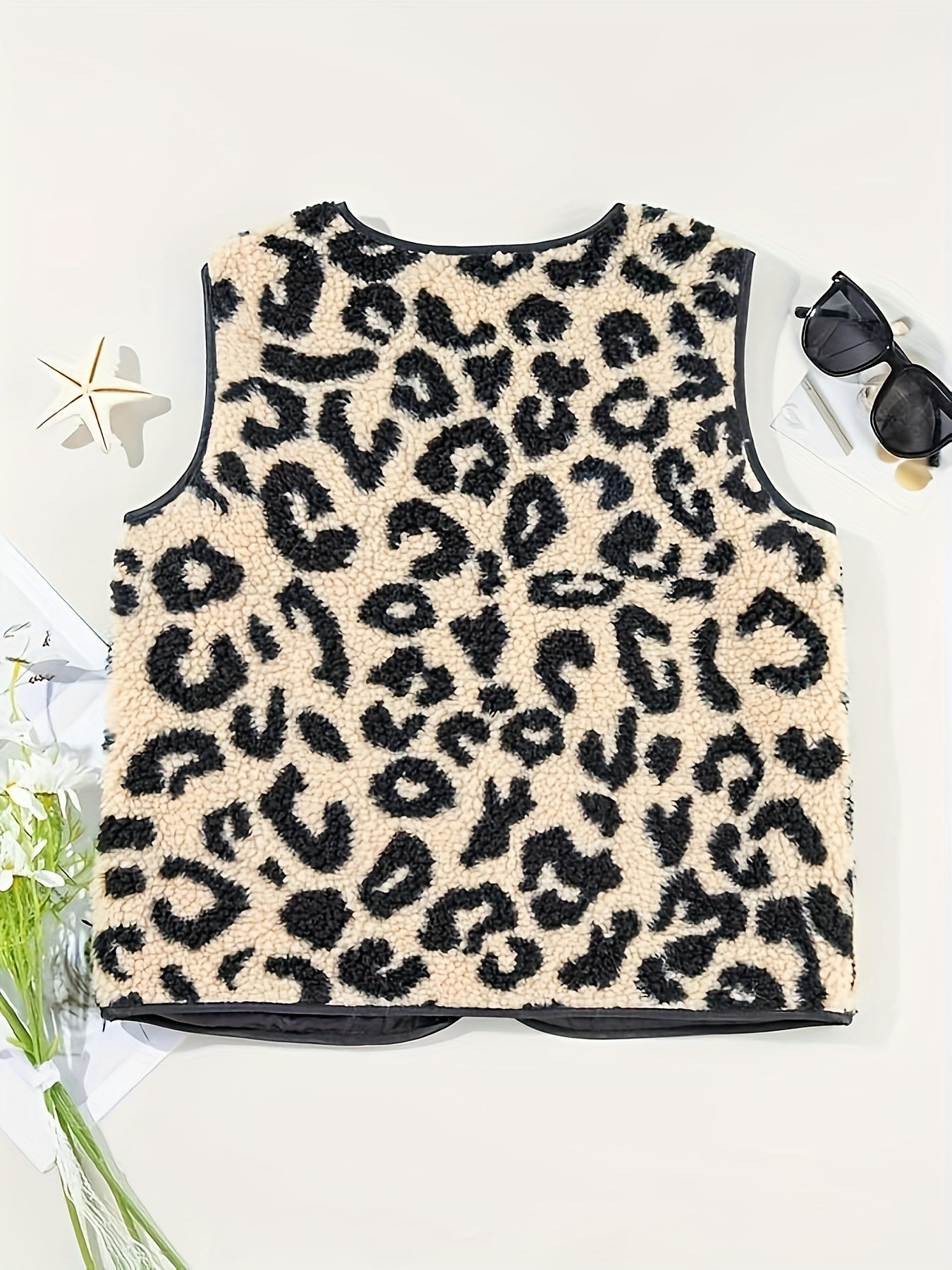 Leona | Leopard Knit Vest