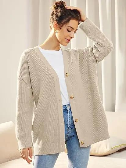 Adele | Open Front Knit Cardigan Timeless Vogue