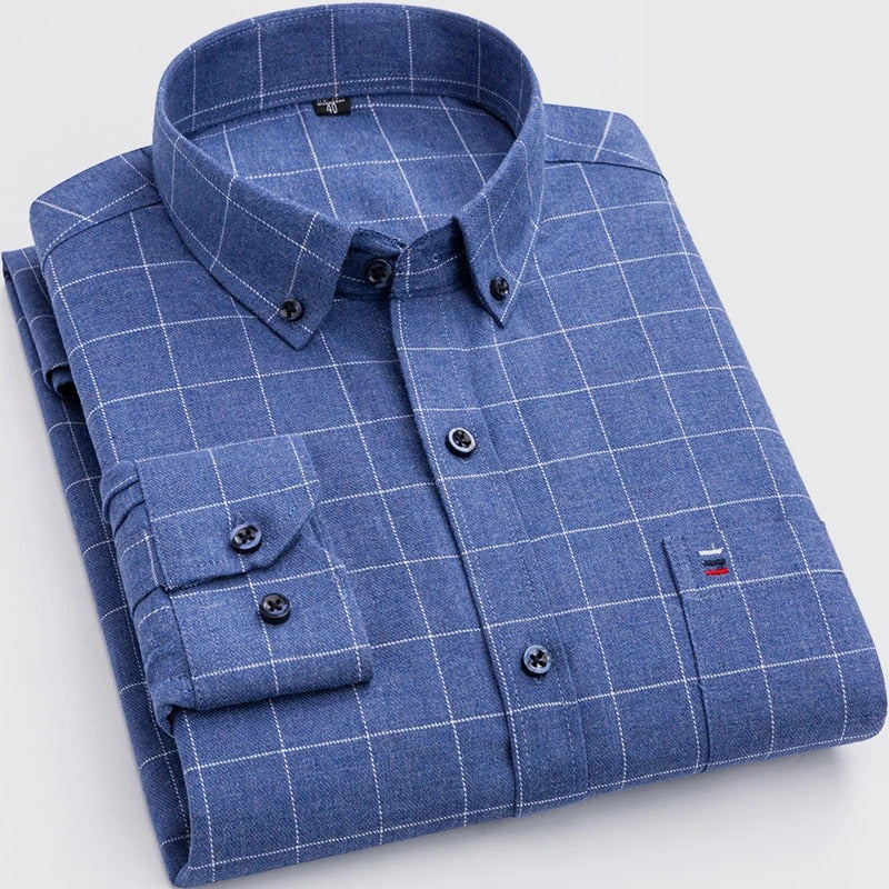 Oreste – Men’s Checked Cotton Shirt