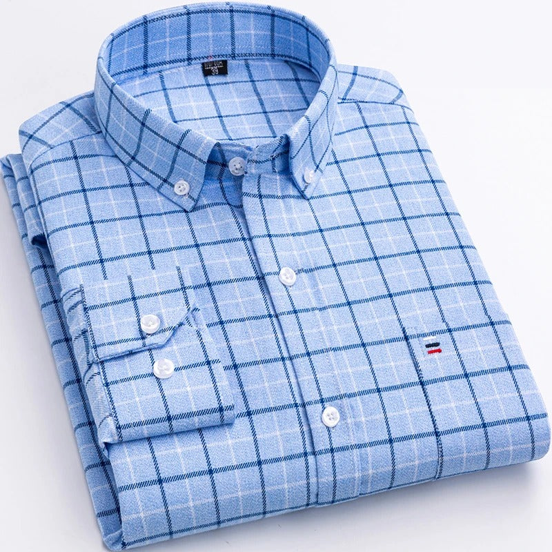Oreste – Men’s Checked Cotton Shirt